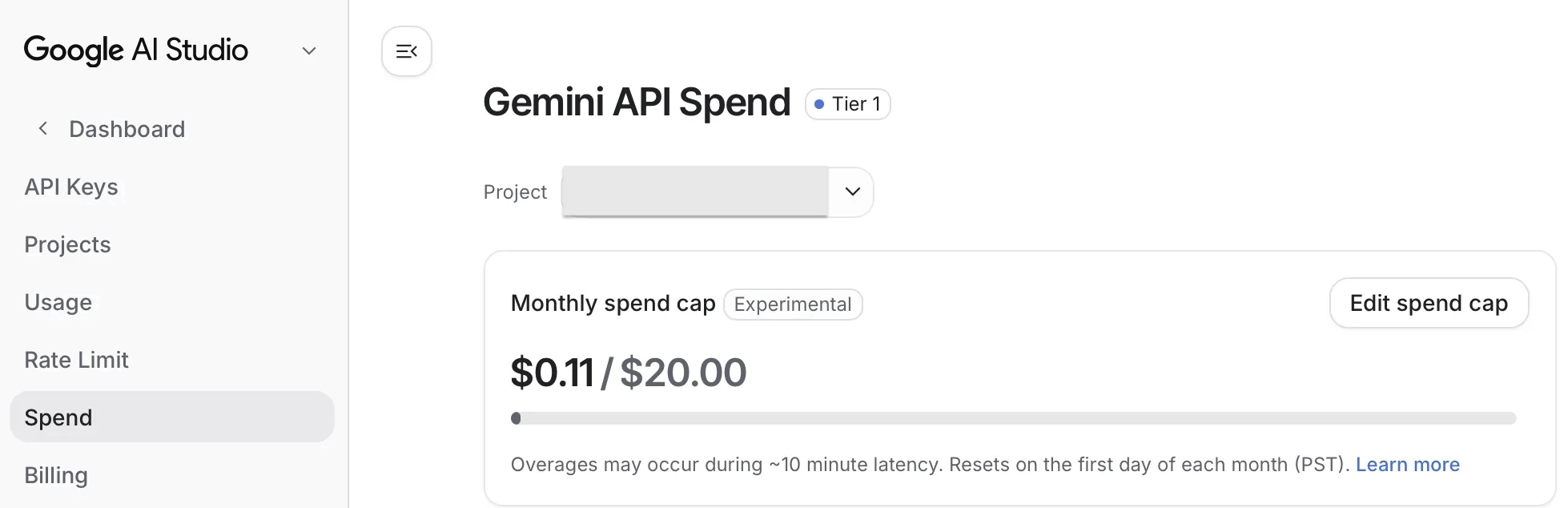 Spending Cap Setup